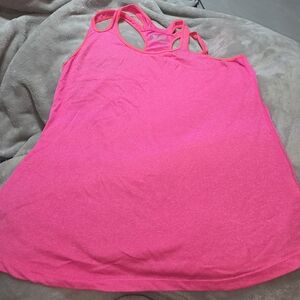 Women's Pink Racerback Tank Top